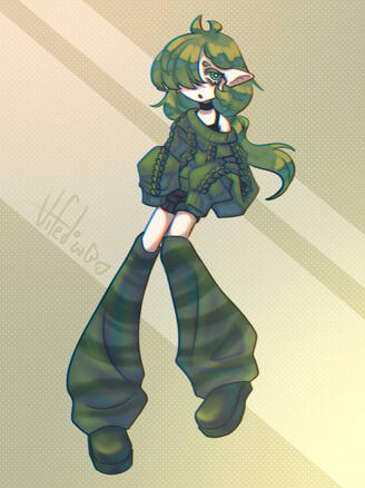 Green character